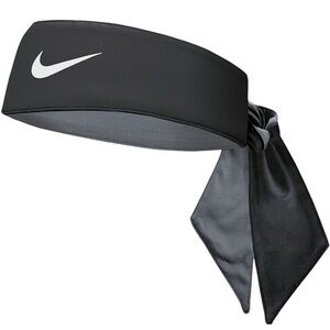 Nike Women's Cooling Head Tie Reversible‎ Black and Gray